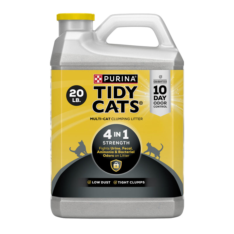 Purina Tidy Cats 4-in-1 Strength Clumping Litter, 2 Γ 20 lb