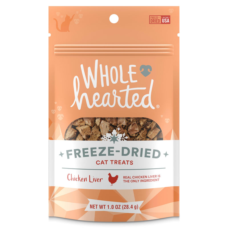 WholeHearted Chicken Liver Freeze-Dried Cat Treats 1 oz.