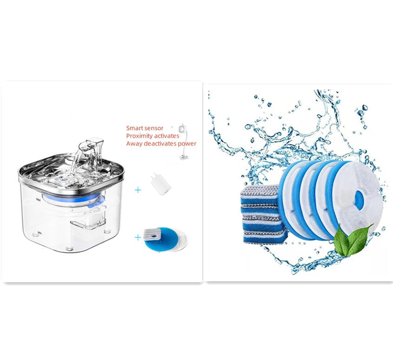 Stainless Steel Automatic Pet Water Fountain