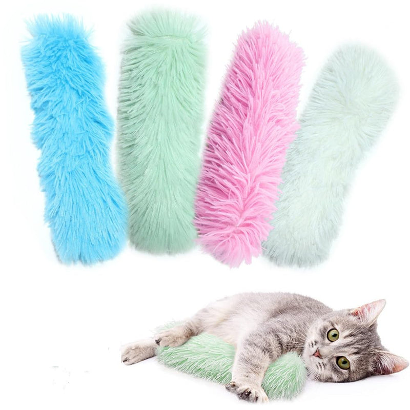 CozyCat 4-Pack Plush Catnip Pillow Toys