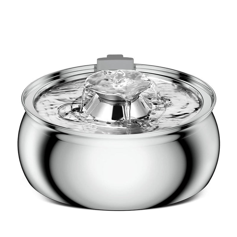 Stainless Steel Smart Pet Water Dispenser with Automatic Circulation and Filtration, Large Capacity Feeder for Cats and Dogs
