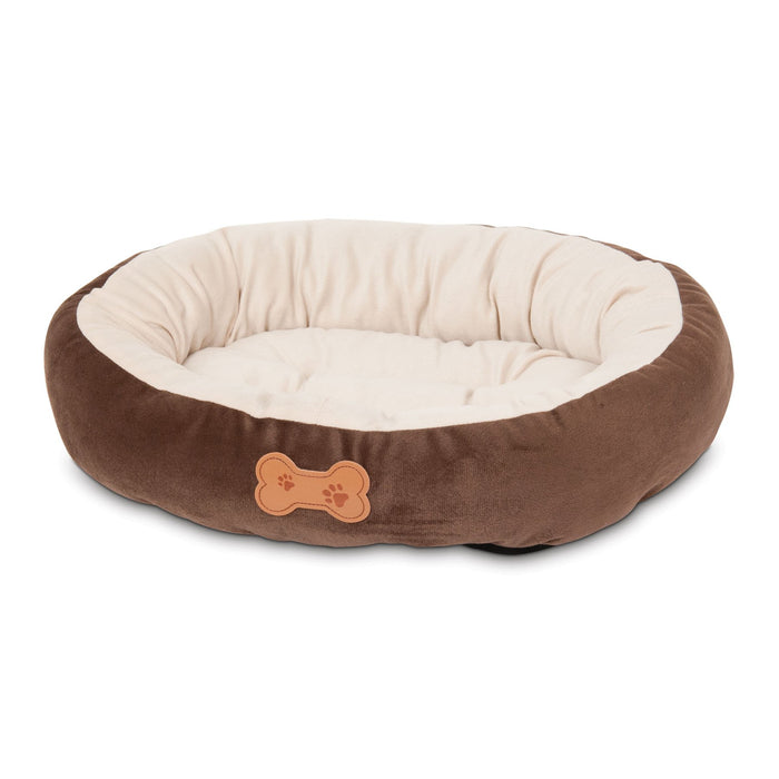 Aspen Pet Oval Cuddler Bed, 20 Γ 16 inches