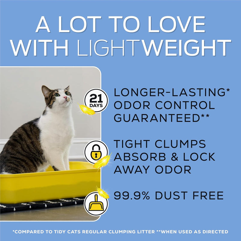 Purina Tidy Cats LightWeight Glade Clean Blossoms Litter, 17 lb
