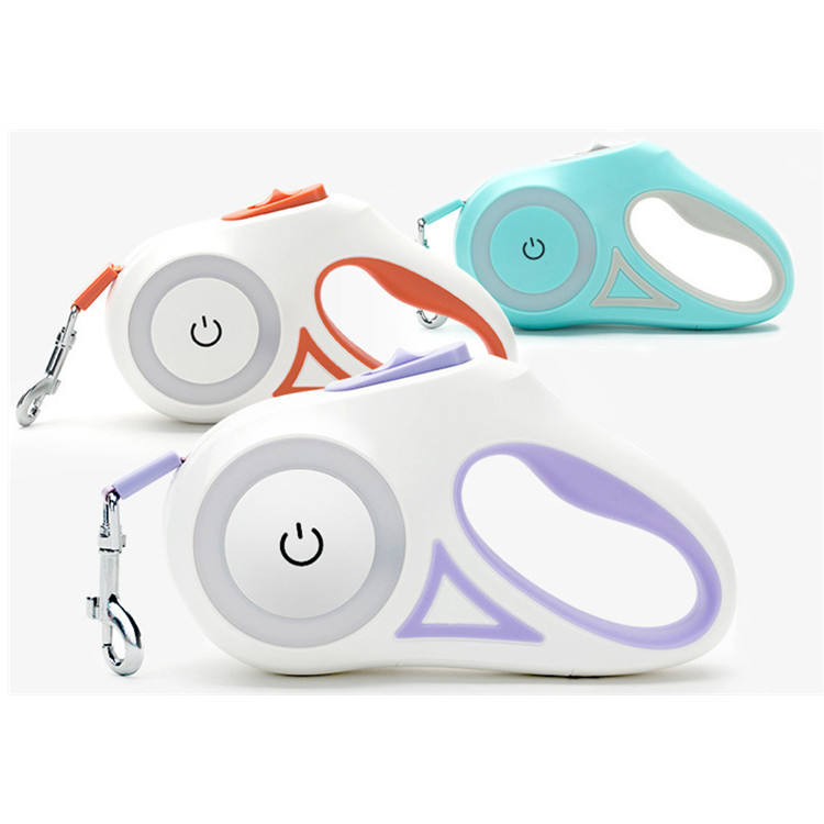 Glowing Automatic Retractable Dog Rope Pet Leash