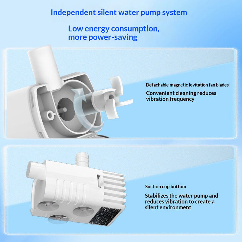 Sensor-Activated Stainless Steel Pet Water Fountain