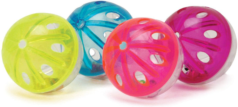 Jeffers Jingle Balls Cat Toy, 4 Pack