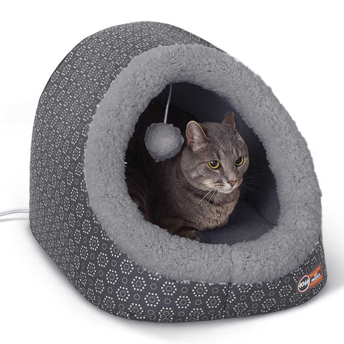 K&H Thermo-Pet Cave Heated Cat & Small Dog Bed