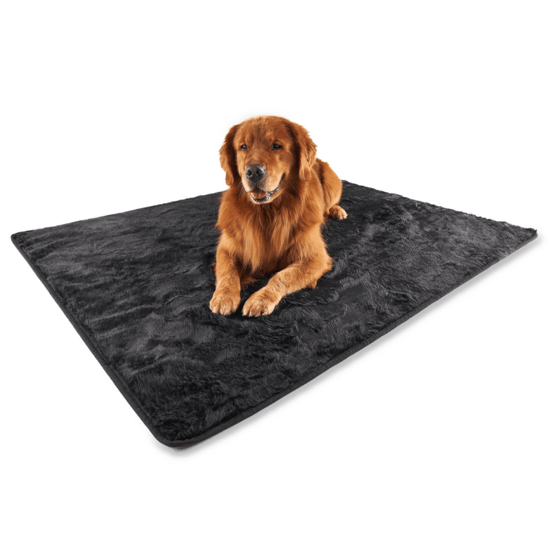 PupProtector™ Summer Short Fur Waterproof Throw Blanket - Midnight Black