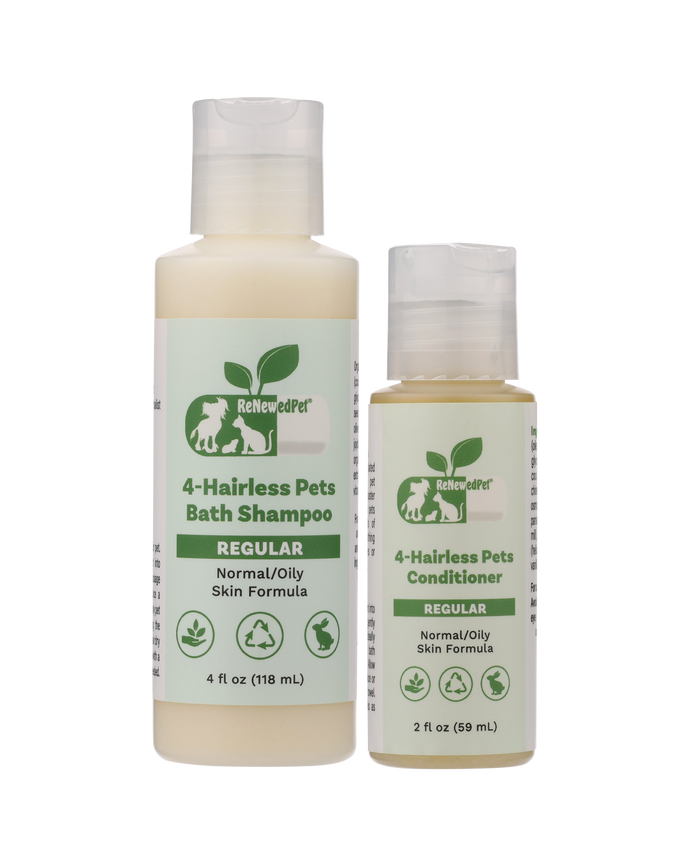 4-HAIRLESS PETS PETS REGULAR SHAMPOO & CONDITIONER