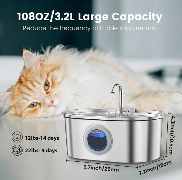 Stainless Steel Electronic Cat Bowl