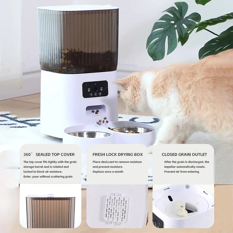 5L Wi-Fi Automatic Pet Feeder — Single Bowl