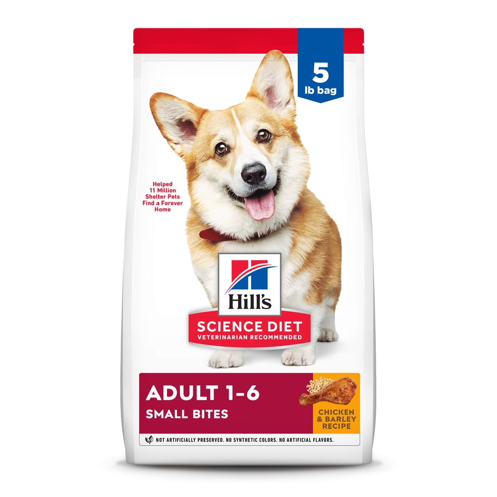 Hill's Science Diet Adult Small Bites Chicken & Barley Recipe Dry Dog Food Bag