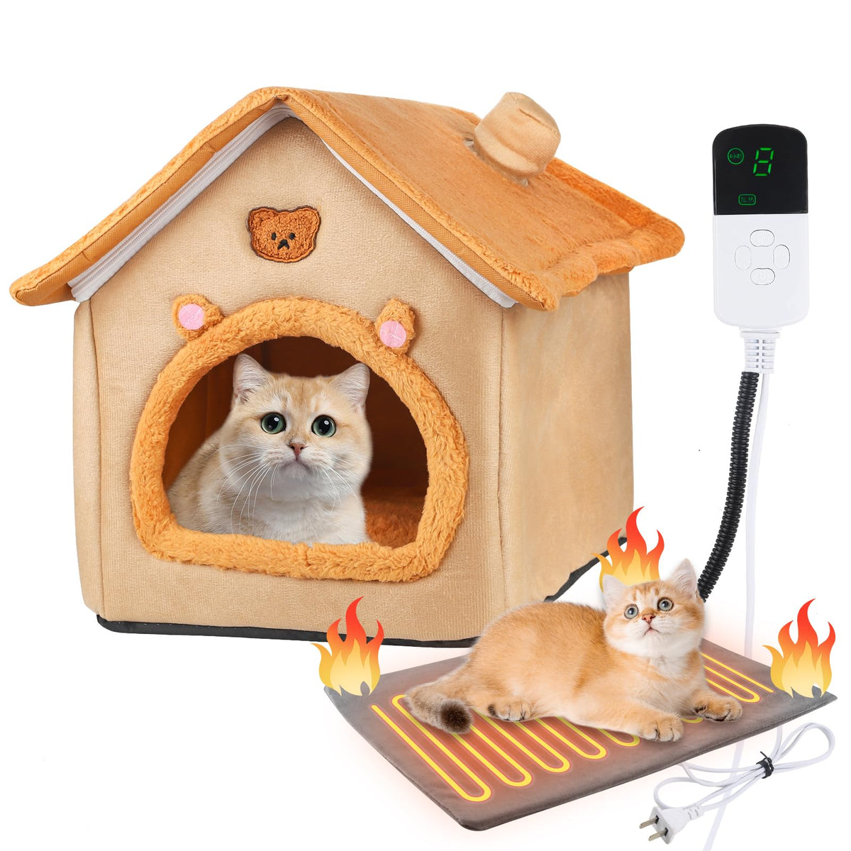 CozyPet Heated Indoor Shelter