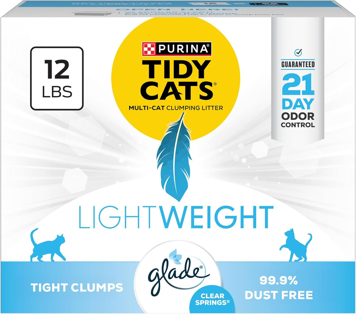 Purina Tidy Cats Lightweight Scented Cat Litter, 12 lb. Box