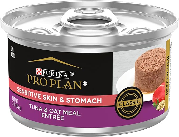 Pro Plan Sensitive Tuna & Oatmeal Cat Food 3oz