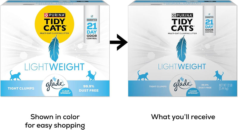 Purina Tidy Cats Lightweight Scented Cat Litter, 12 lb. Box