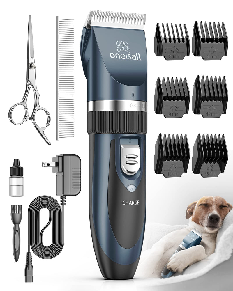 oneisall Low Noise Dog Clippers Grooming Kit for Dogs Cats Pets