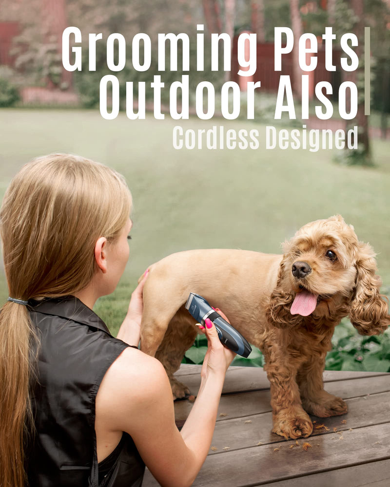 oneisall Low Noise Dog Clippers Grooming Kit for Dogs Cats Pets