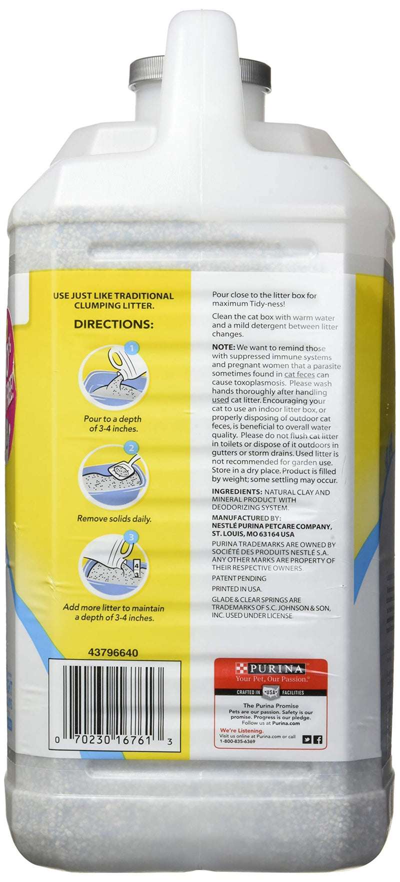 Purina Tidy Cats LightWeight Glade Clean Blossoms Litter, 17 lb