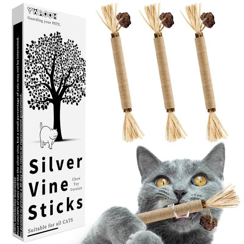 Feline Fun Silvervine Toy Trio with catnip