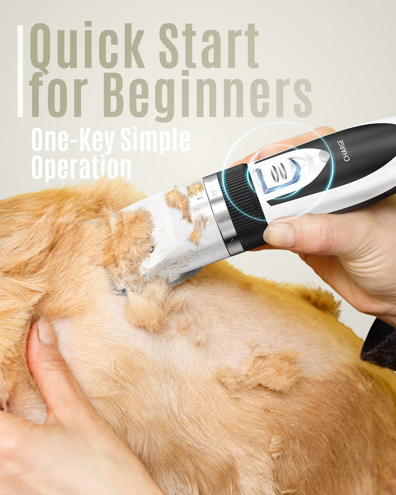 oneisall Low Noise Dog Clippers Grooming Kit for Dogs Cats Pets
