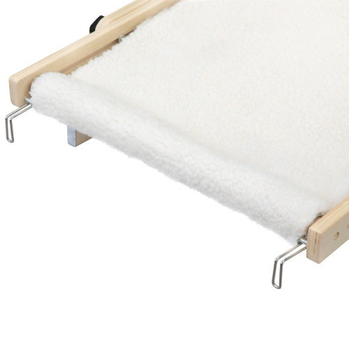 Plush Wood Cat Window Perch, No Drilling