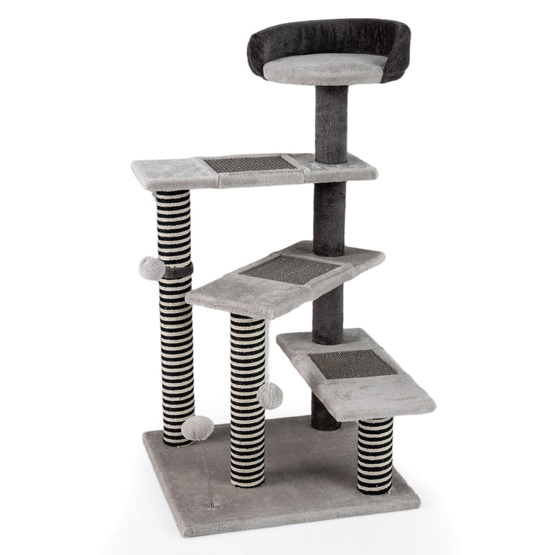 93 cm Cat Tree with Sisal & Jute Scratching Posts