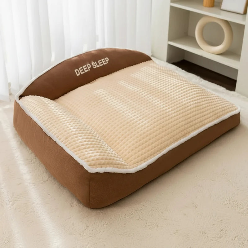 Cozy Bolster Pet Sofa Bed
