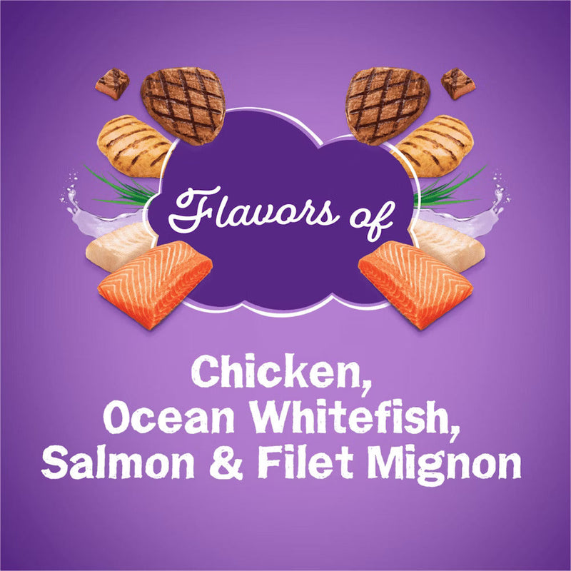 Friskies Surfin' & Turfin' Favorites With Flavors of Chicken, Ocean Whitefish, Salmon & Filet Mignon Dry Cat Food