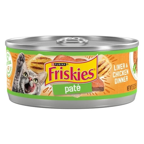 Friskies Liver & Chicken Pate Wet Cat Food (5.5oz)