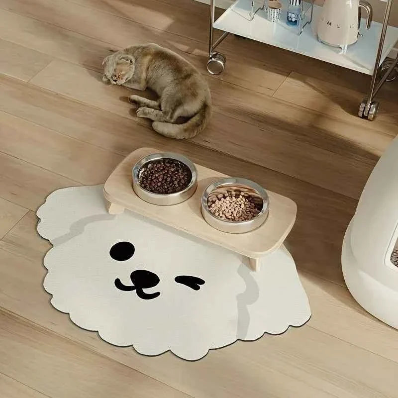 Kawaii Cartoon Diatomaceous Earth Pet Mat