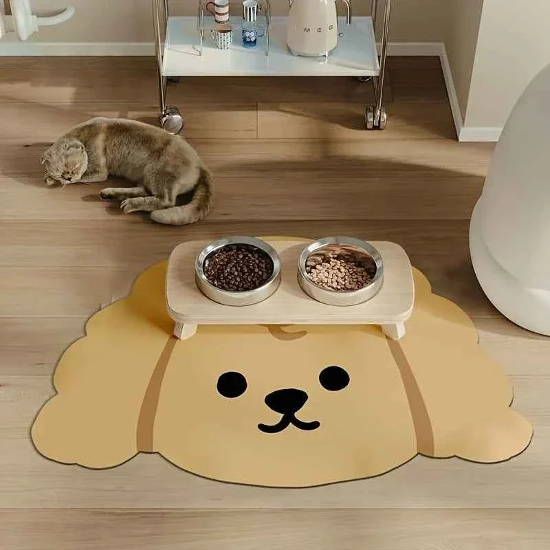 Kawaii Cartoon Diatomaceous Earth Pet Mat