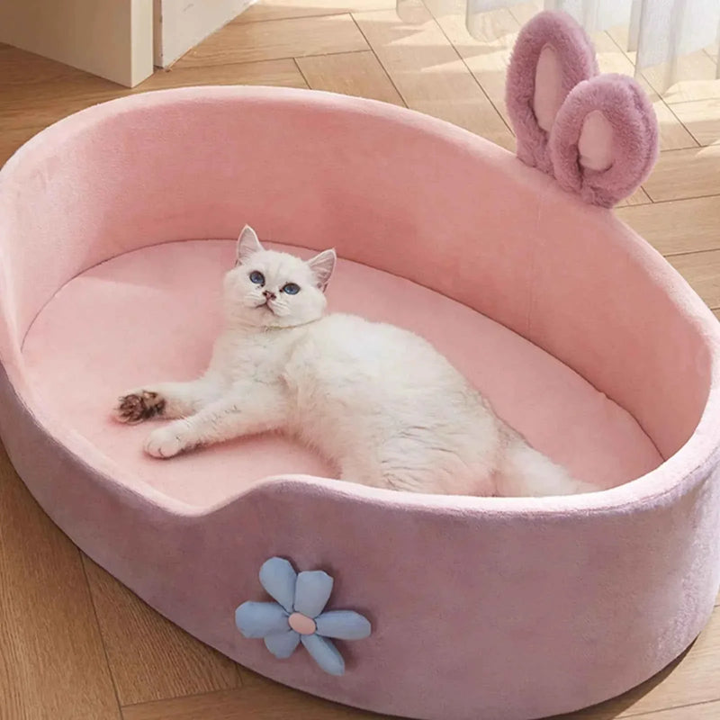 Soft Bolster Pet Bed
