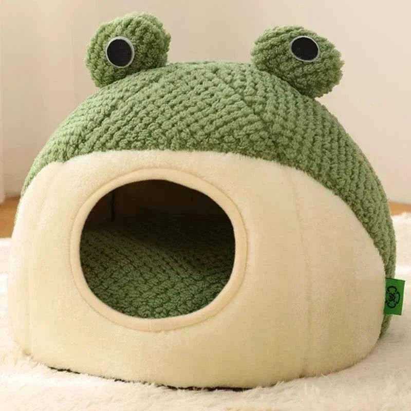 Kawaii Frog Shape Pet Nest