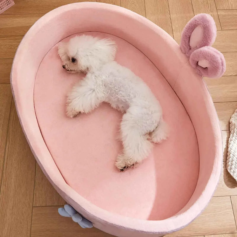 Soft Bolster Pet Bed