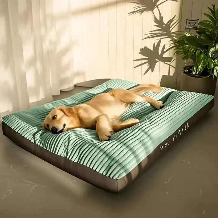 Large Dog Mat Corduroy Pillow Bed