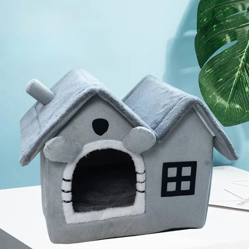 Foldable Pet Cave Kennel