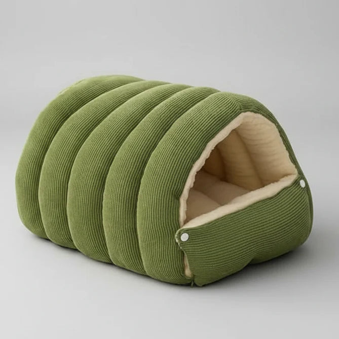 Kawaii Thermal Plush Pet Cave Bed