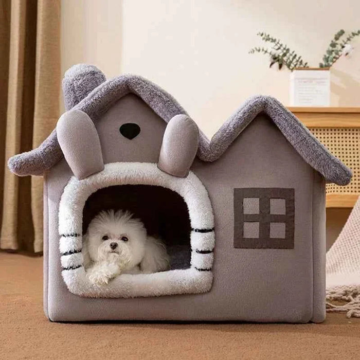 Foldable Pet Cave Kennel