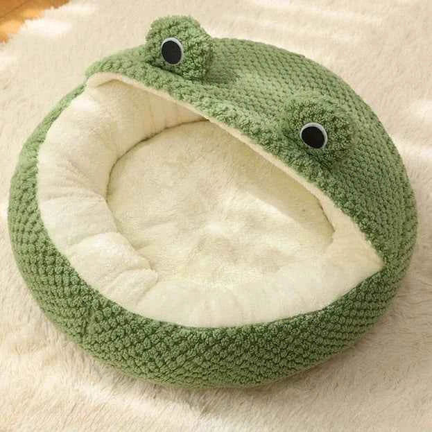 Kawaii Frog Shape Pet Nest