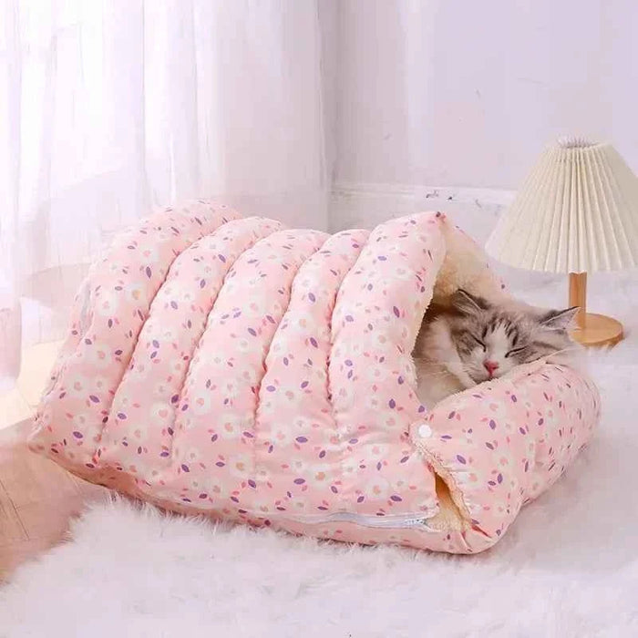 Kawaii Winter Warm Cushion Bed for Cats & Puppies