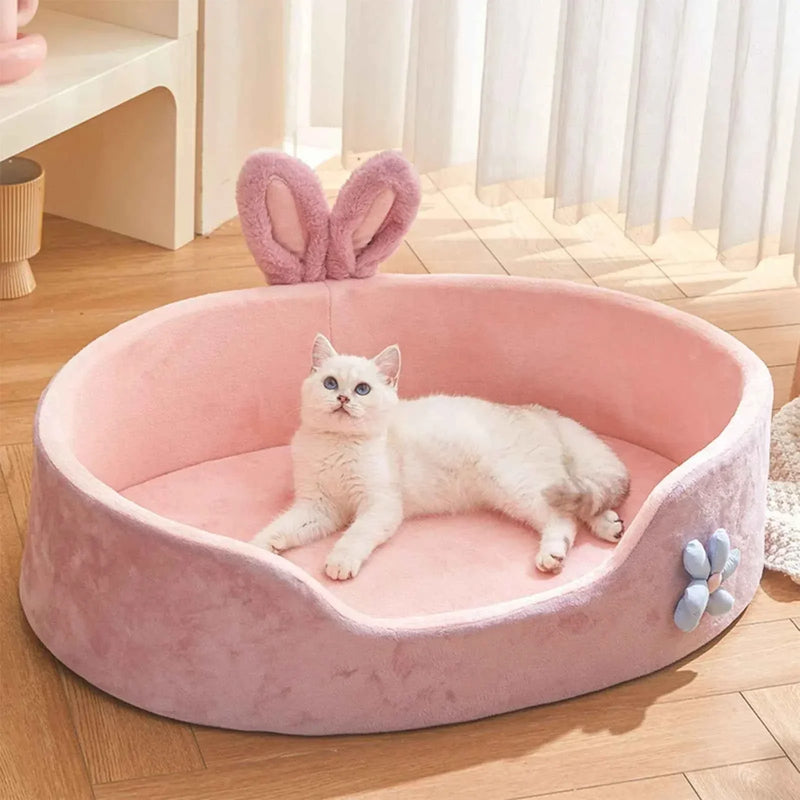 Soft Bolster Pet Bed