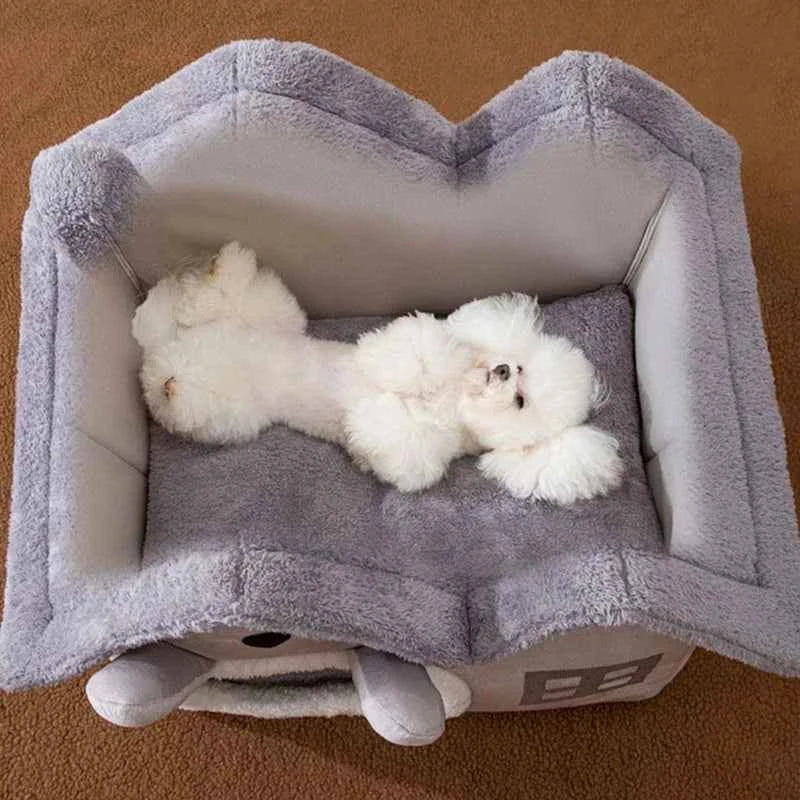 Foldable Pet Cave Kennel