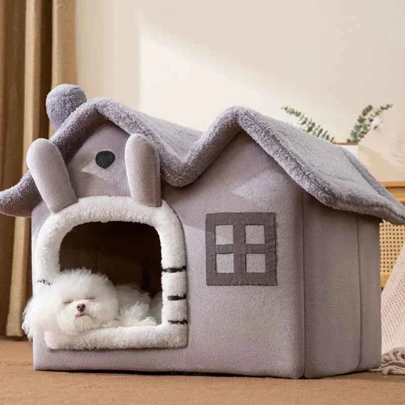 Foldable Pet Cave Kennel