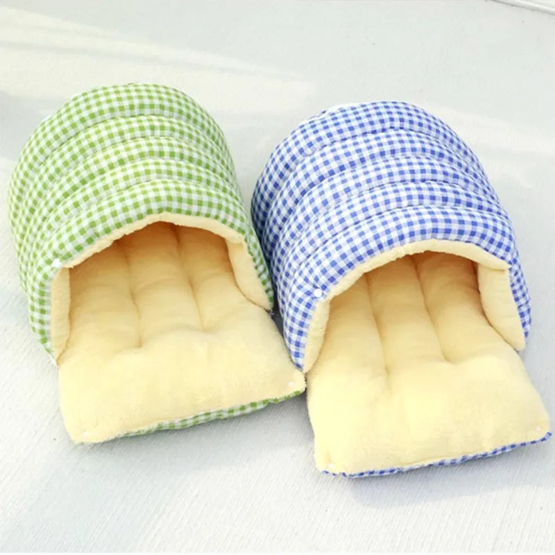 Kawaii Thermal Plush Pet Cave Bed