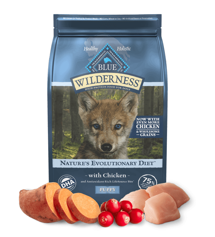 Blue Buffalo Wilderness Puppy Chicken with Wholesome Grains Dry Dog Food