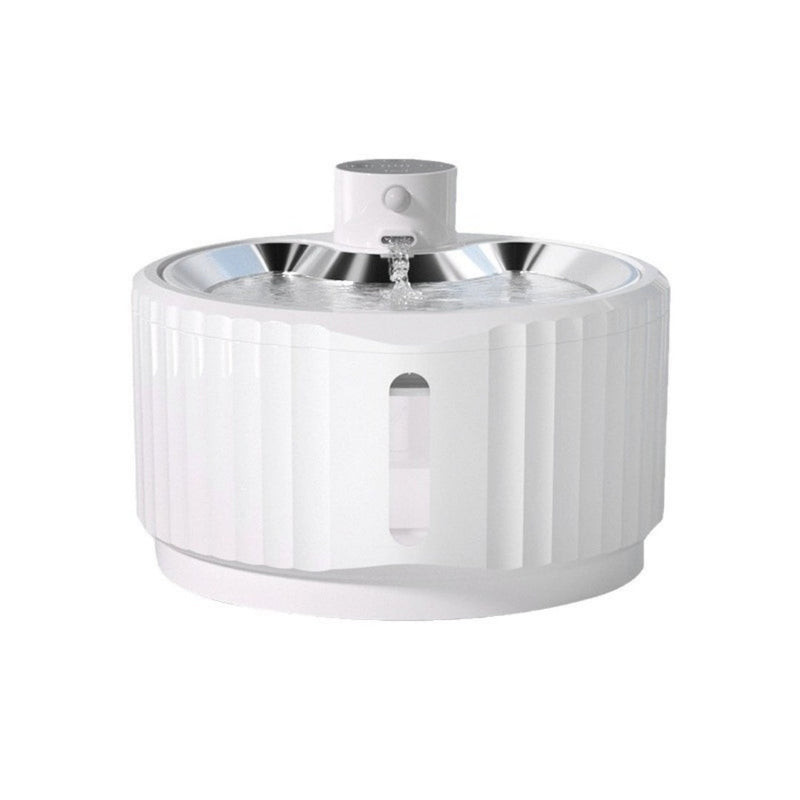 Sensor-Activated Stainless Steel Pet Water Fountain