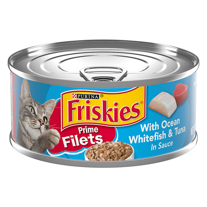 Friskies Prime Filet Oceanfish & Tuna in Sauce Wet Cat Food (5.5oz)