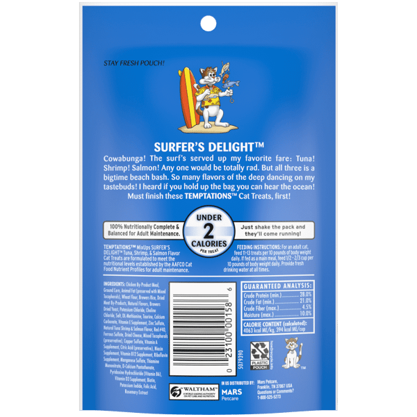 Temptations Mixups Surfers Delight Cat Treats
